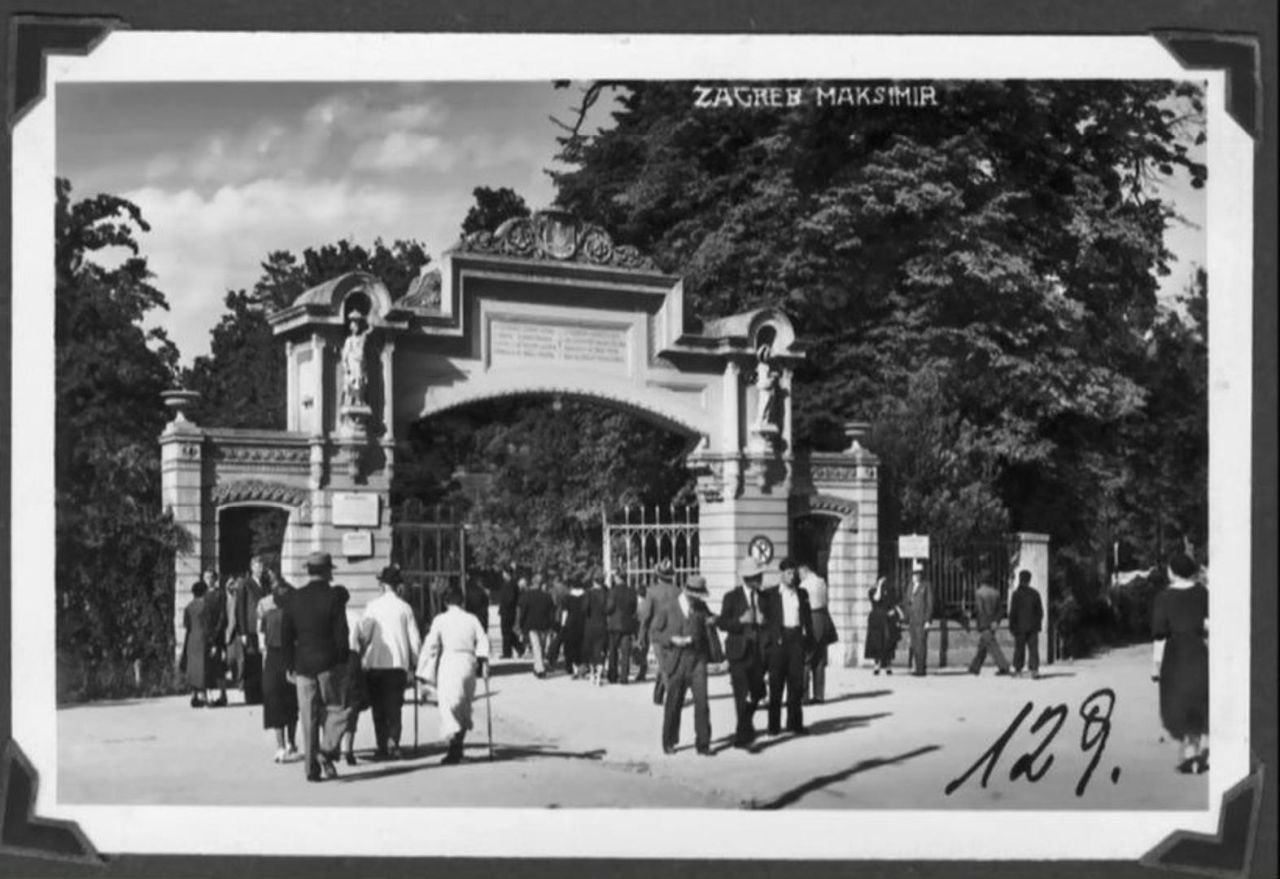 Park Maksimir, ulazu u park